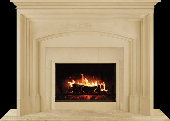 NAPOLI from our collection of cast stone Fireplace Mantels