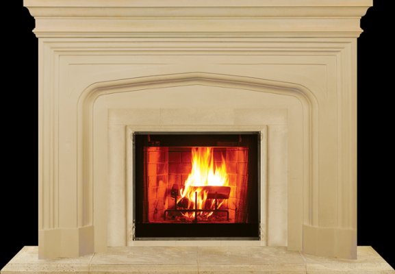 GEORGIA from our collection of cast stone Fireplace Mantels