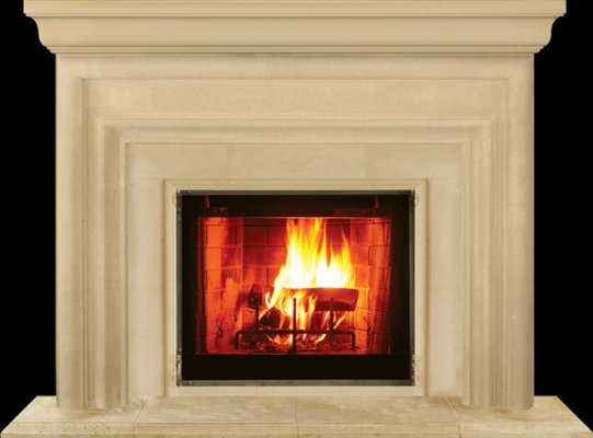 LINCOLN from our collection of cast stone Fireplace Mantels