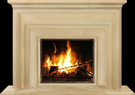 LINCOLN from our collection of cast stone Fireplace Mantels