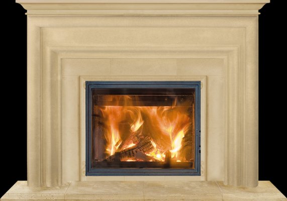 LINCOLN from our collection of cast stone Fireplace Mantels