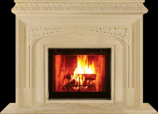 HAMILTON from our collection of cast stone Fireplace Mantels
