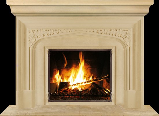 HAMILTON from our collection of cast stone Fireplace Mantels