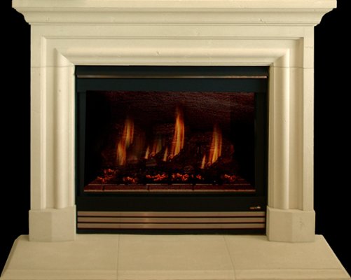 FAIRMONT from our collection of cast stone Fireplace Mantels