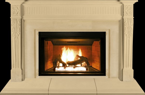 LORRAINE from our collection of cast stone Fireplace Mantels