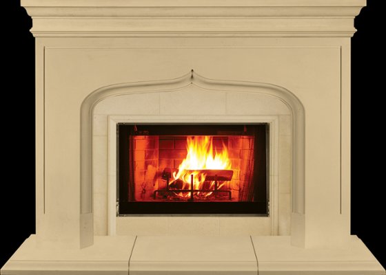 KEY LARGO from our collection of cast stone Fireplace Mantels