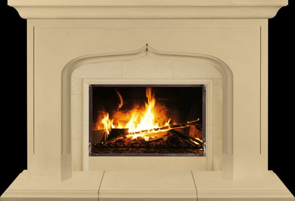 KEY LARGO from our collection of cast stone Fireplace Mantels