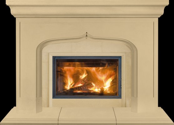KEY LARGO from our collection of cast stone Fireplace Mantels