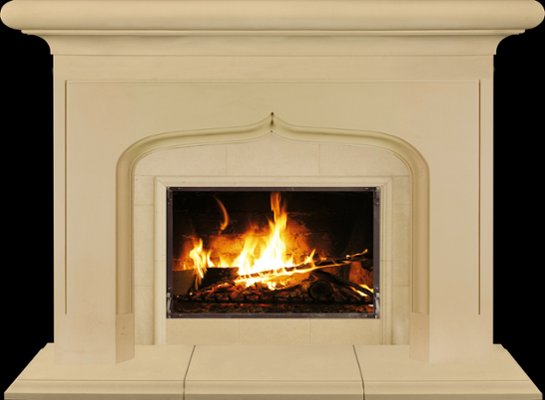 KEY LARGO from our collection of cast stone Fireplace Mantels