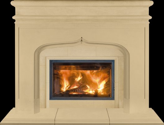 KEY LARGO from our collection of cast stone Fireplace Mantels