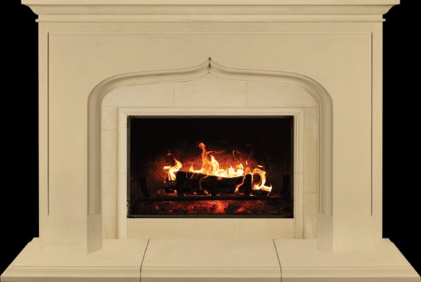 KEY LARGO from our collection of cast stone Fireplace Mantels