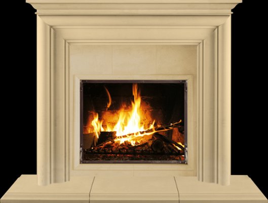 LAREDO from our collection of cast stone Fireplace Mantels