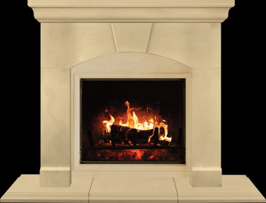 MEMPHIS from our collection of cast stone Fireplace Mantels