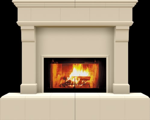 PROVANCE from our collection of cast stone Fireplace Mantels
