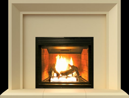 FS57-8 from our collection of cast stone Fireplace Mantels
