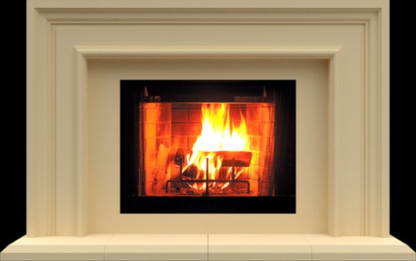 FS64-72 from our collection of cast stone Fireplace Mantels