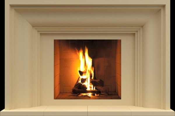FS76-72 from our collection of cast stone Fireplace Mantels
