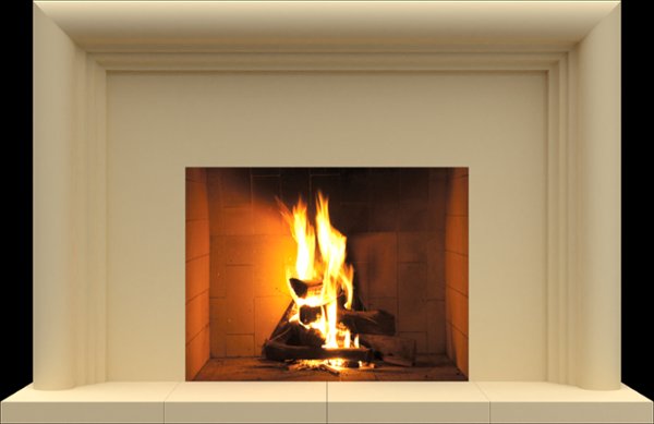 FS84-72 from our collection of cast stone Fireplace Mantels