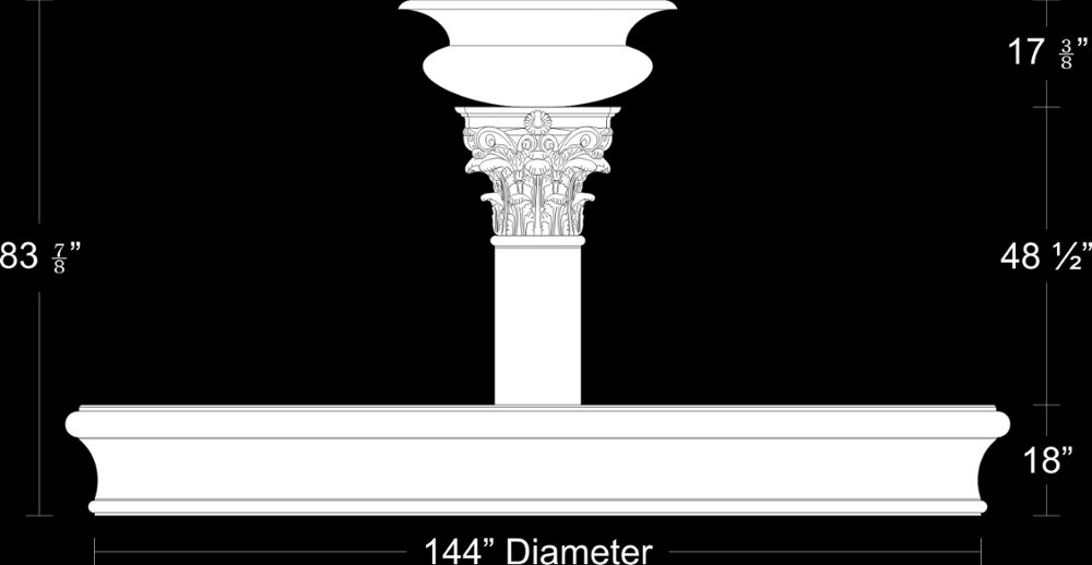 FTN5 from our collection of cast stone Fountains