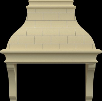 HOOD3 from our collection of cast stone Kitchen Hoods