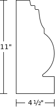 Moulding m504