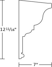 Moulding m706