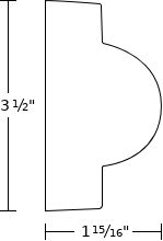 Moulding m725