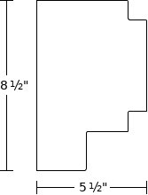 Moulding m734