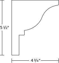 Moulding m735