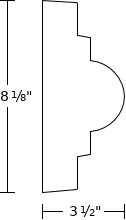 Moulding m745