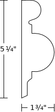 Moulding m754