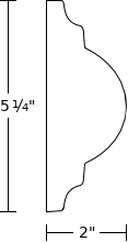 Moulding m759
