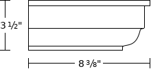 Moulding m765