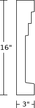 Moulding m808