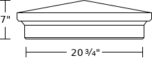 Pier Cap pc20